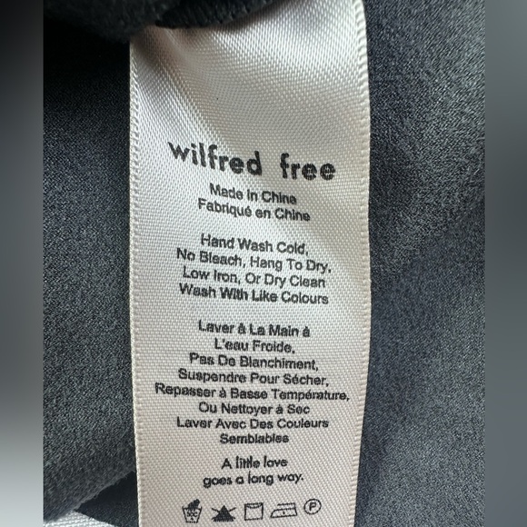 Aritzia Wilfred Free Vivienne Vegan Suede Mini Dress grey gray size Medium - Picture 4 of 5